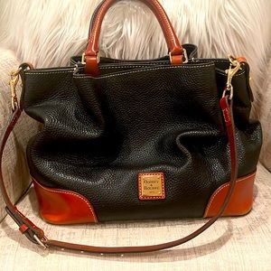 Blk & Brn Dooney & Bourke Florentine Bag